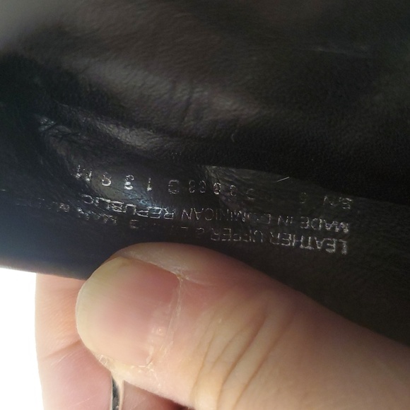 Tory Burch Black Leather Ballet Flats Size 8 Minimalist Preppy Office Attire - Picture 14 of 16